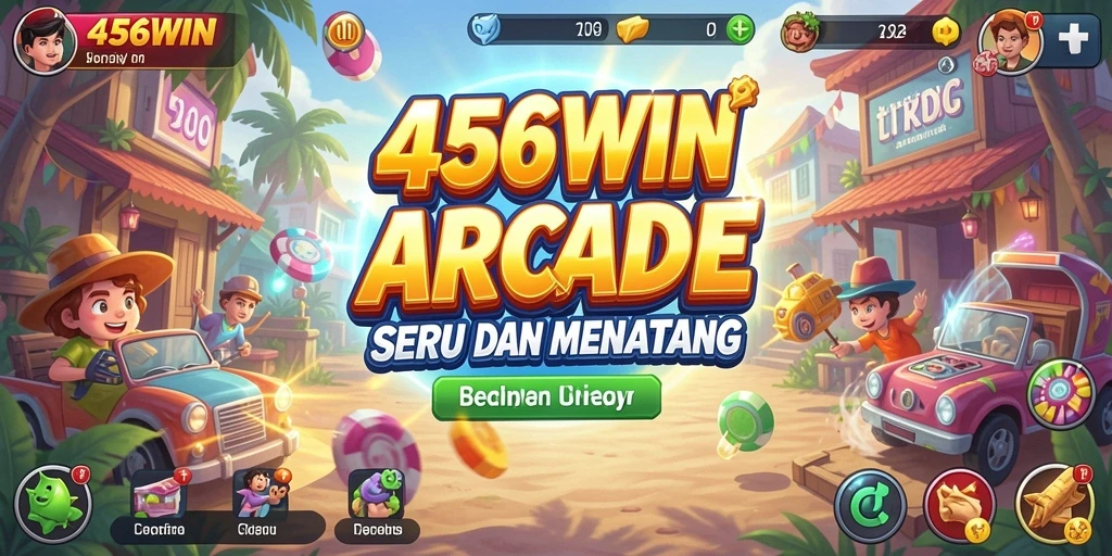 Tampilan gameplay 456WIN yang menegangkan dan berwarna-warni.