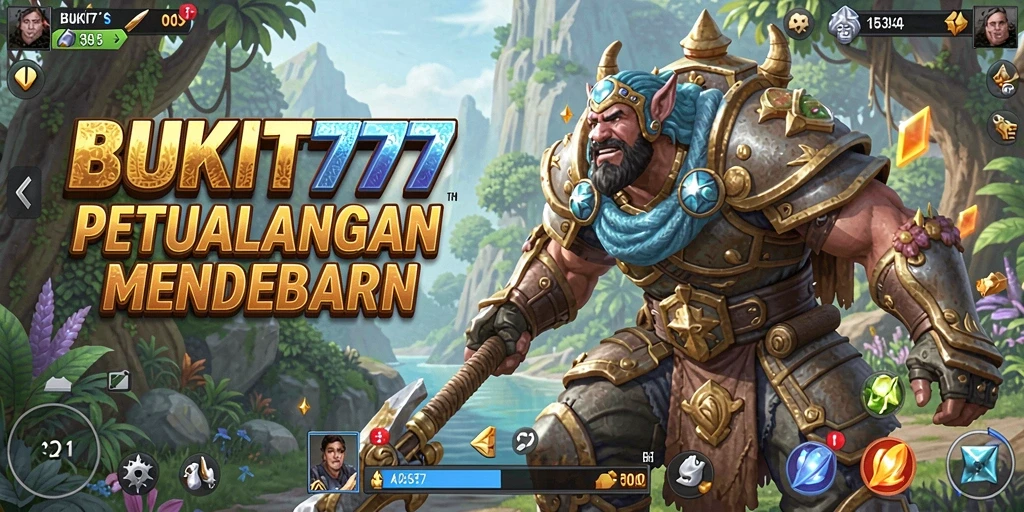 Tampilan gameplay yang mendebarkan dalam BUKIT777.
