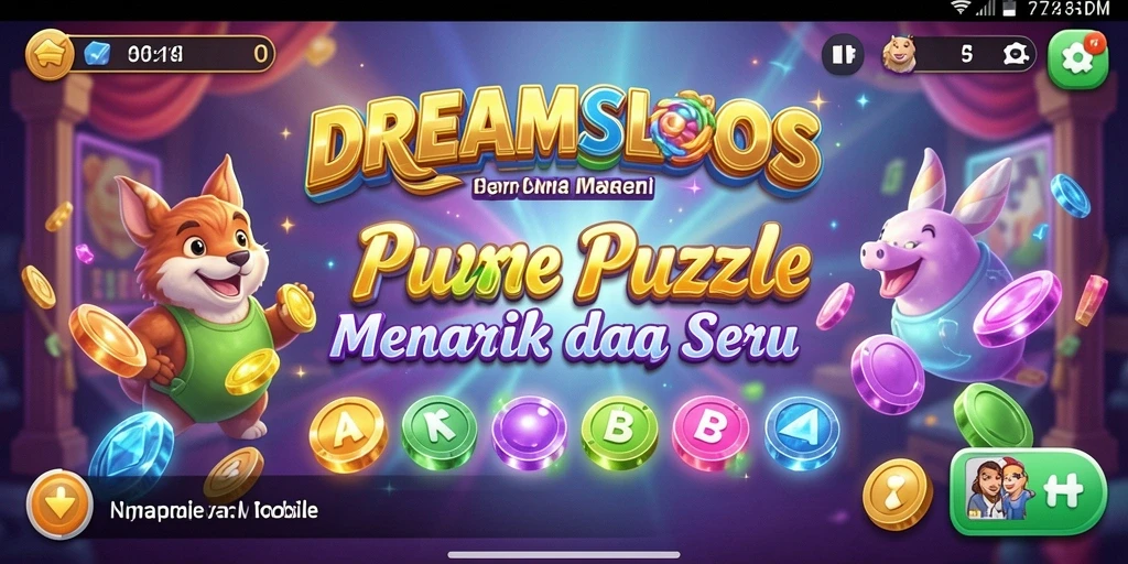 Tampilan gameplay menantang dan seru dari DREAMSLOTS.