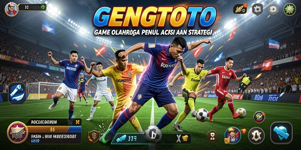 Screenshot GENGTOTO menampilkan aksi gameplay yang intens dan kompetitif.