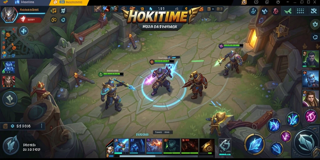 Gameplay seru dengan strategi tim di HOKITIME.