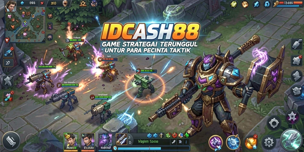 Tampilan gameplay IDCASH88 yang menegangkan dan penuh strategi.