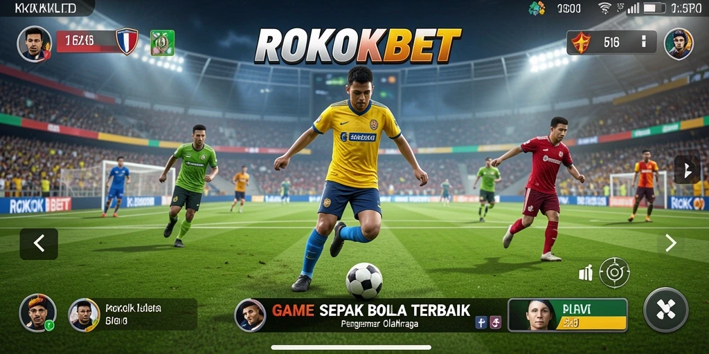 Tampilan gameplay ROKOKBET yang menegangkan dan realistis.