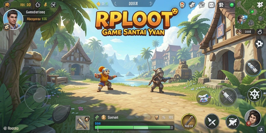 Tangkapan layar utama RPLOOT menampilkan aksi seru dalam gameplay Casual.