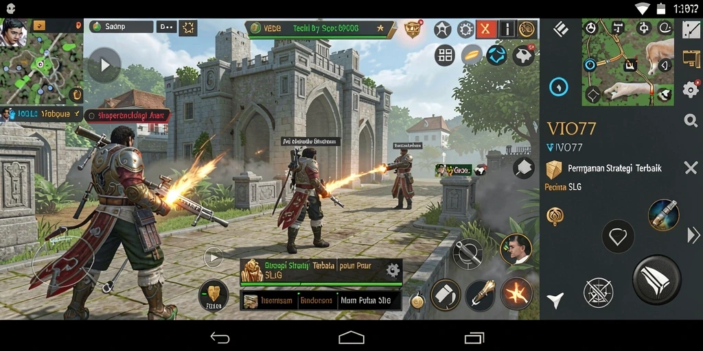 Tampilan gameplay strategis dari VIO77 yang mendebarkan dan interaktif.