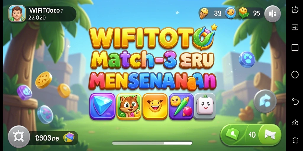Tampilan gameplay WIFITOTO yang seru dan penuh warna.